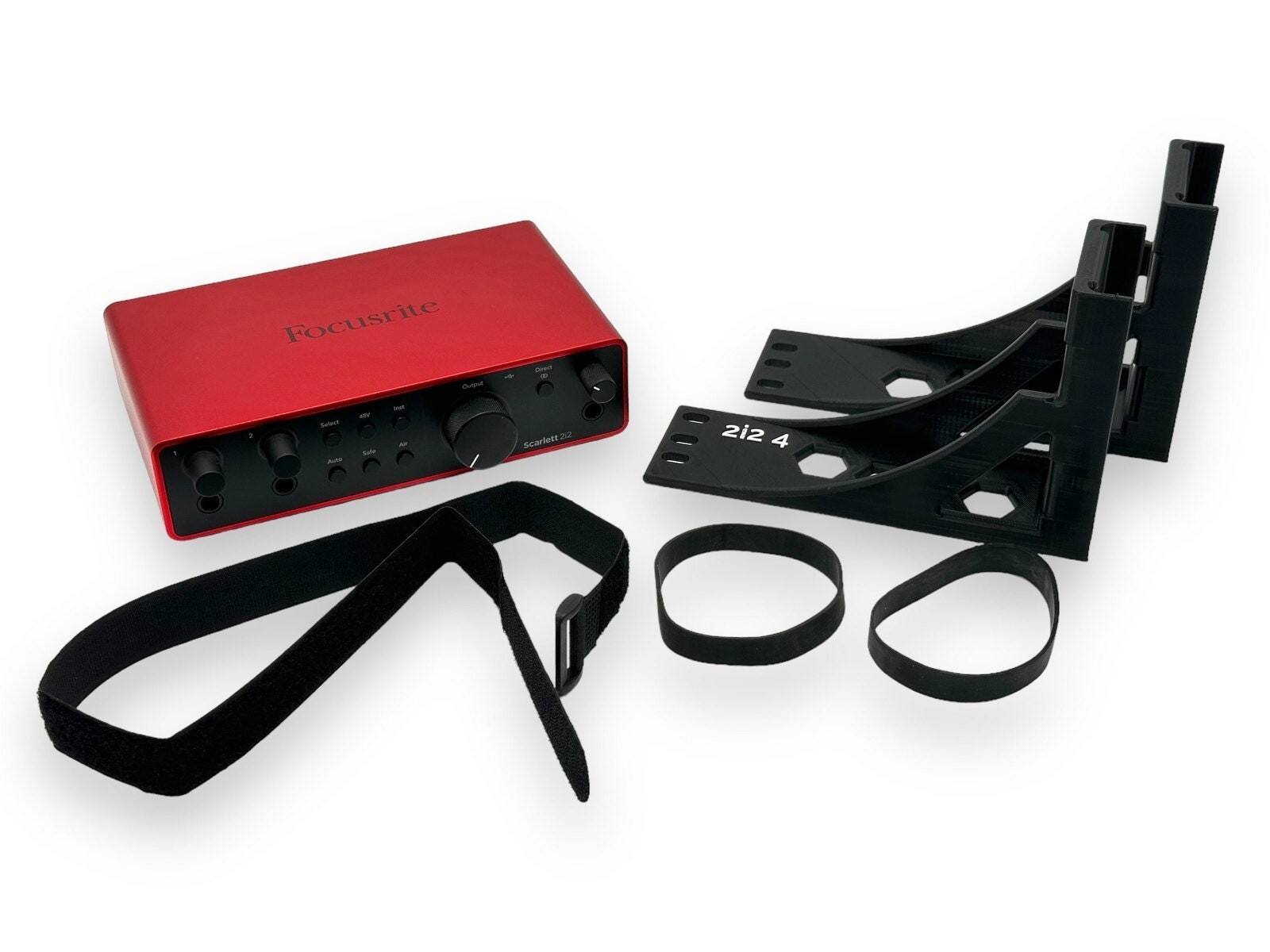 Rack Mount Kit for Scarlett 2i2 4th Gen 19" Rack 1.5U 4 Variations