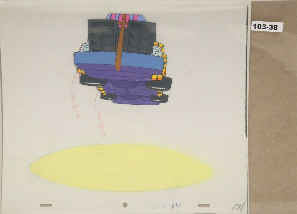 Back To The Future Original Production Cel And Drawing 103-38 - Used Condition