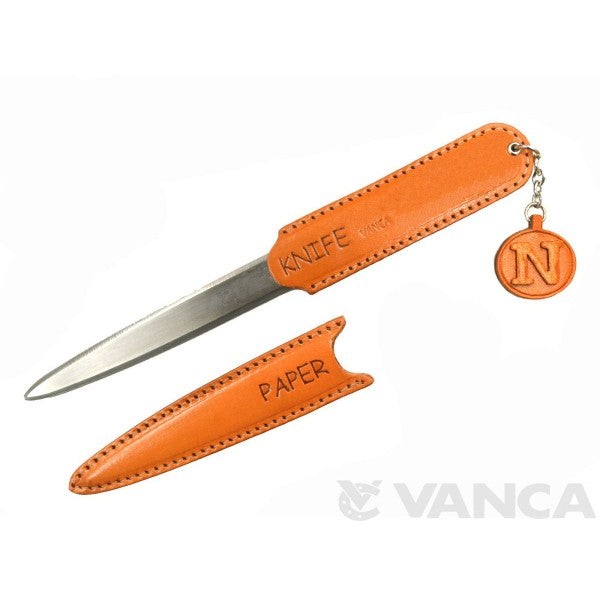 Initial U Leather Paper Knife