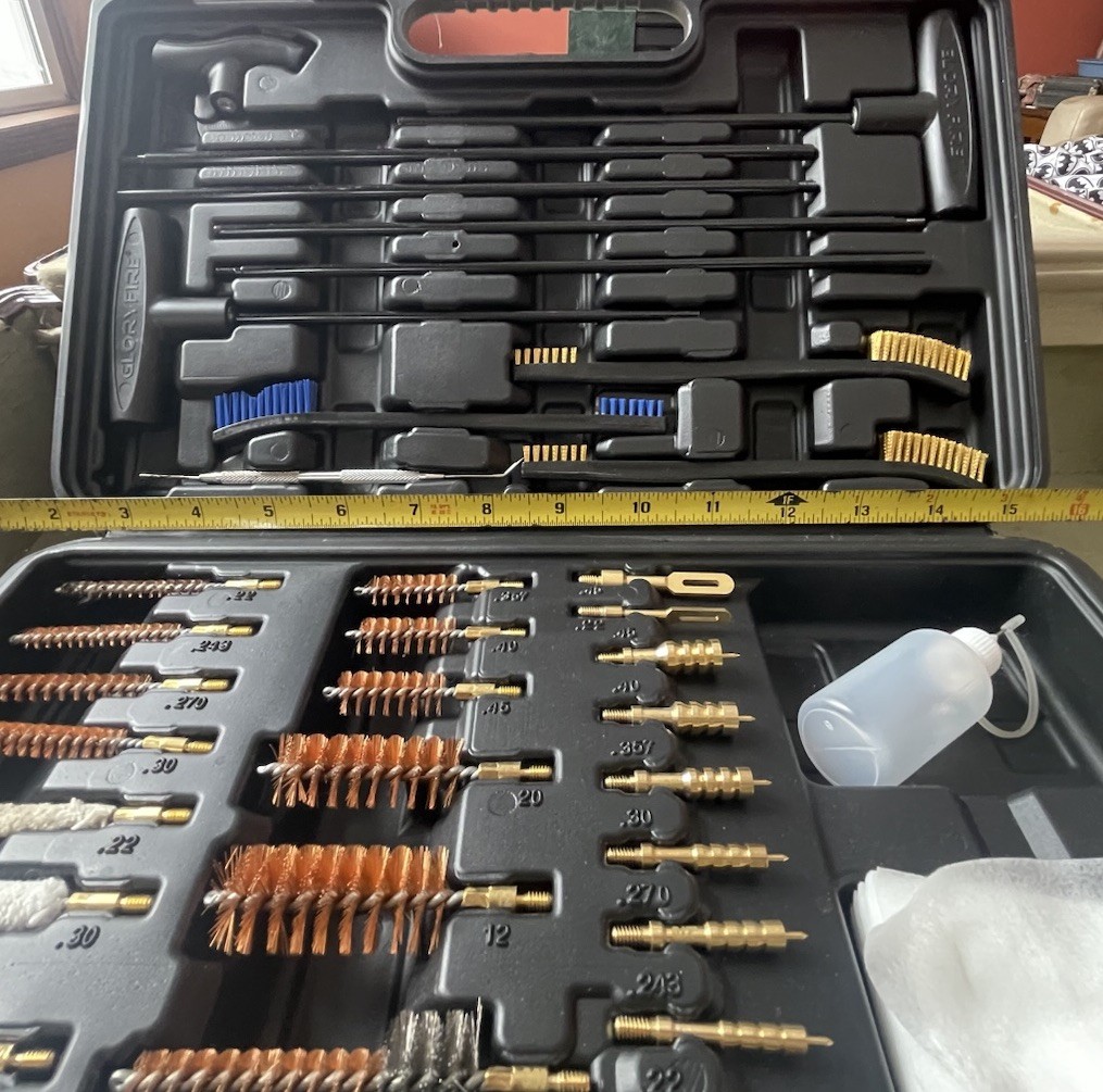 GLORYFIRE Universal Gun Cleaning Kit with Durable Plastic Case - Great Condition