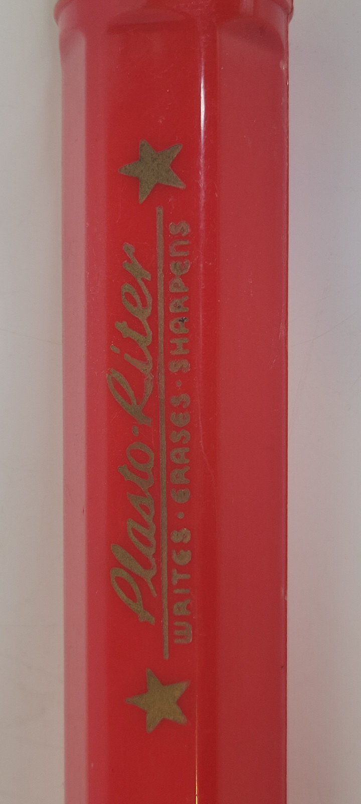 Vintage Plasto-Riter Plastic Pencil Eraser and Sharpener