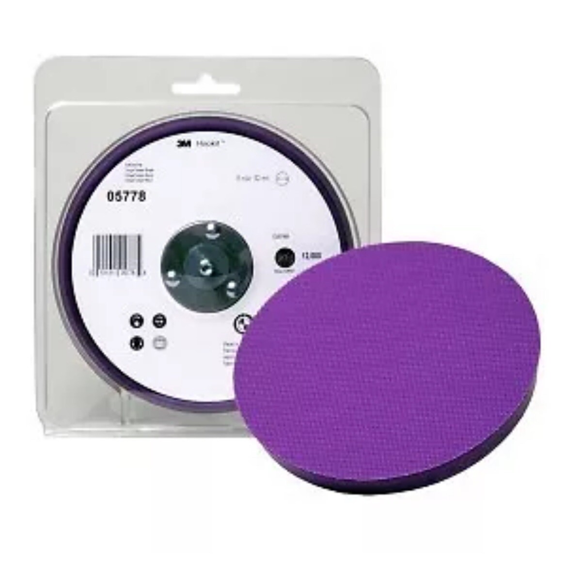 3M 05778 Hookit Painters Auto Body Sanding Abrasive Disc Back-Up Pad 5778 (6 in)
