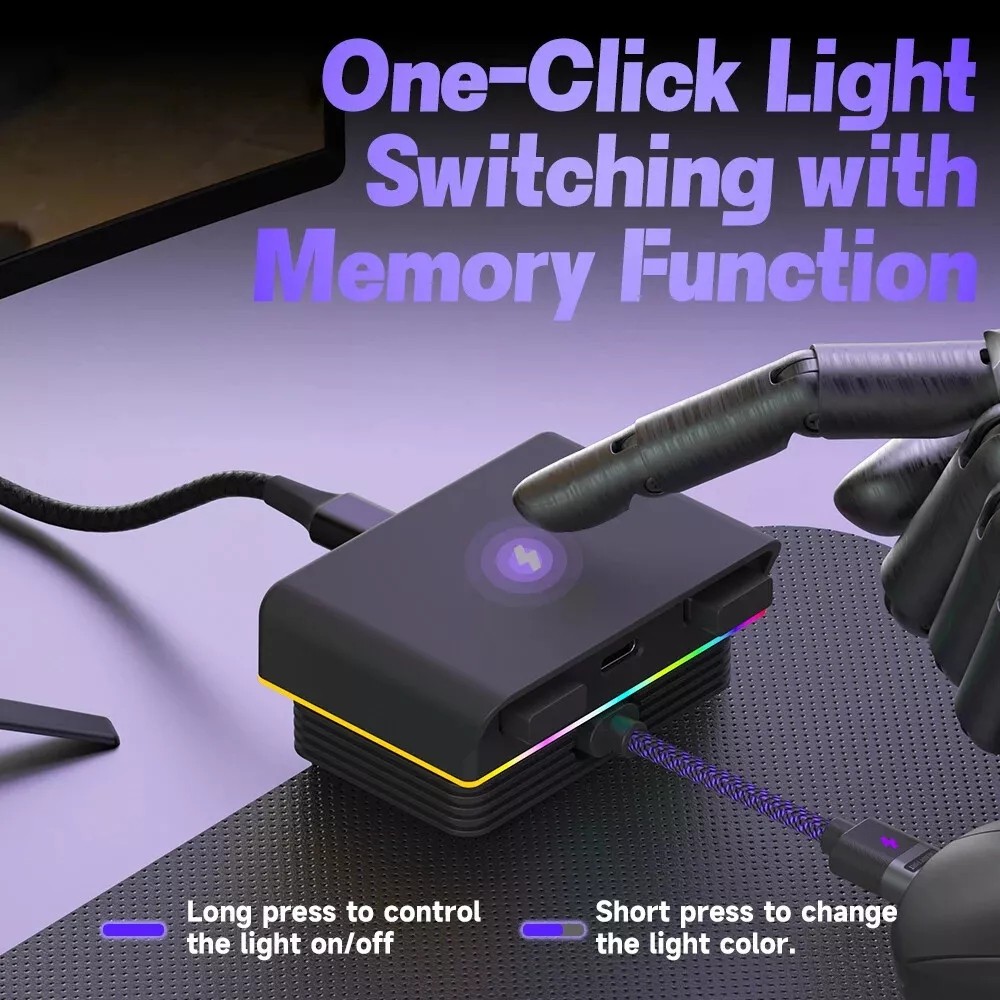 Magnetic Charging Dock Type-C Interface For Logitech G PRO X SUPERLIGHT 2 GPW 3