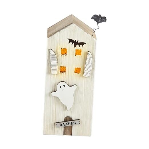 Led Wood Haunted House One Size Danger