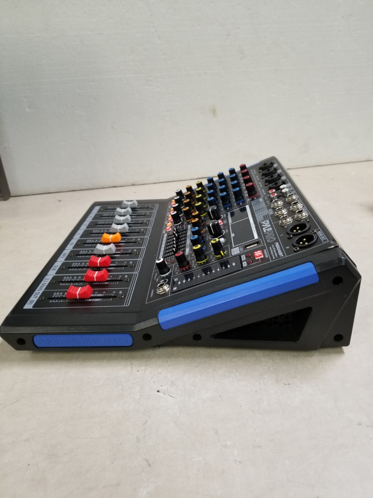 Pyle PMXU46BT 4 Ch. Studio DJ Controller Audio Mixer w/ Equalizer