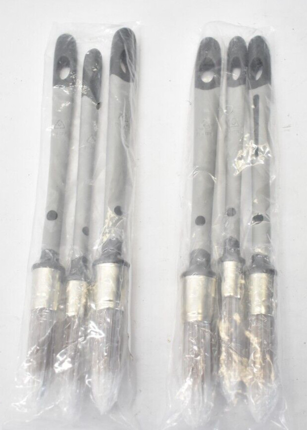 Lot of 2 Packs Savita 3 Piece Paint Brushes For Walls .45/.6/.7" Trim Painting
