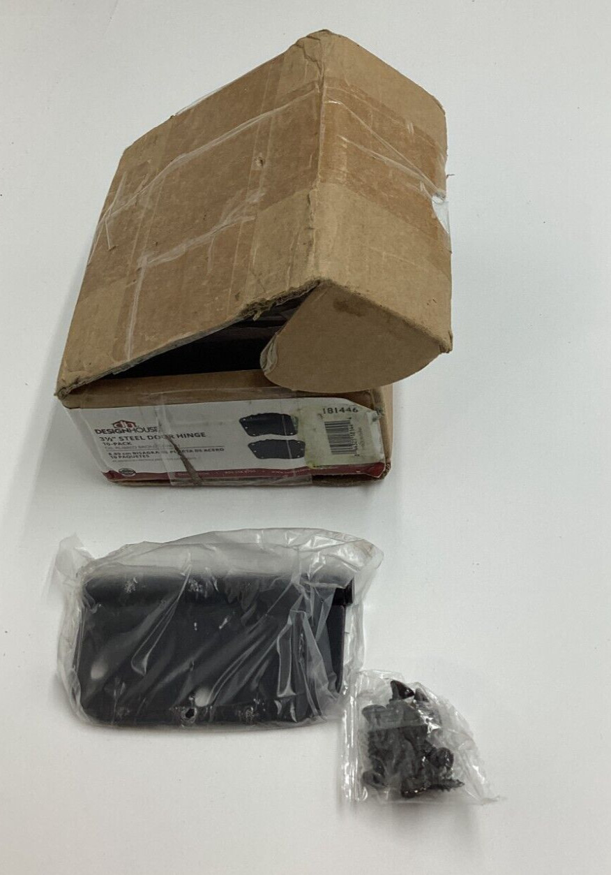 BOX OF 10 Design House Hinge Oil Rubbed Bronze Finish 3.5-In  181446