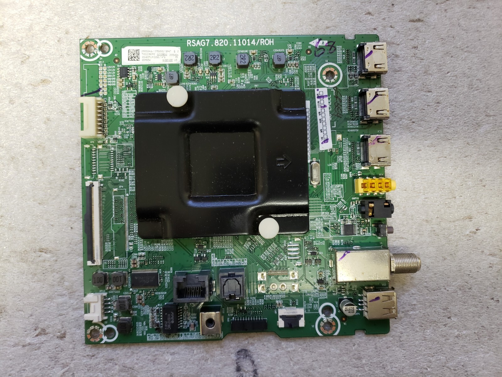 Hisense 65" 65R6E4 Main Board 299550 (299549, RSAG7.820.11014/ROH) motherboard