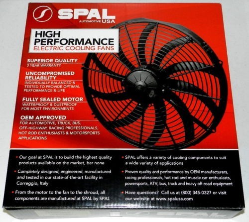 SPAL 12 INCH ELECTRIC PULLER FAN 30102029 / VA10-AP70/LL-61A BEST OFFER!!