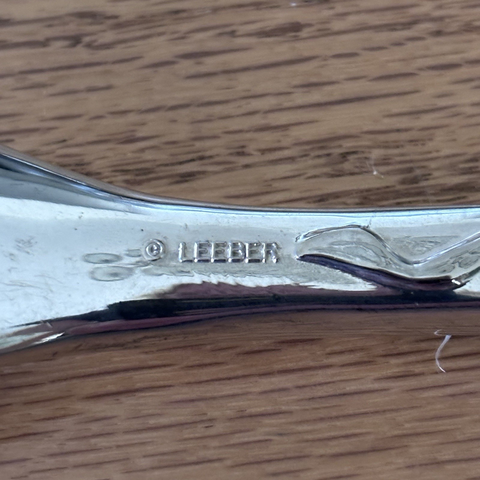 1980’s LEEBER Masterpiece Serving Spoon And Fork