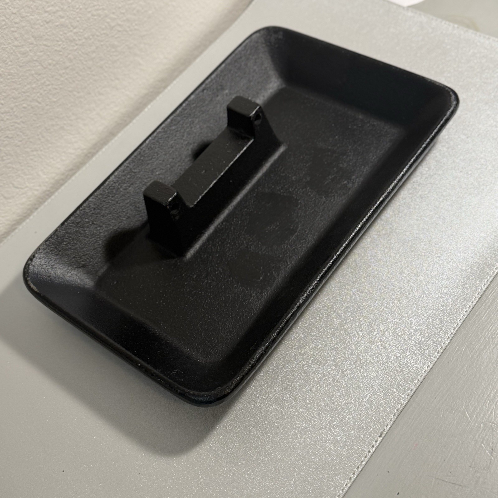 One (1) Cast Iron Water Tray for Baldor Tool grinders