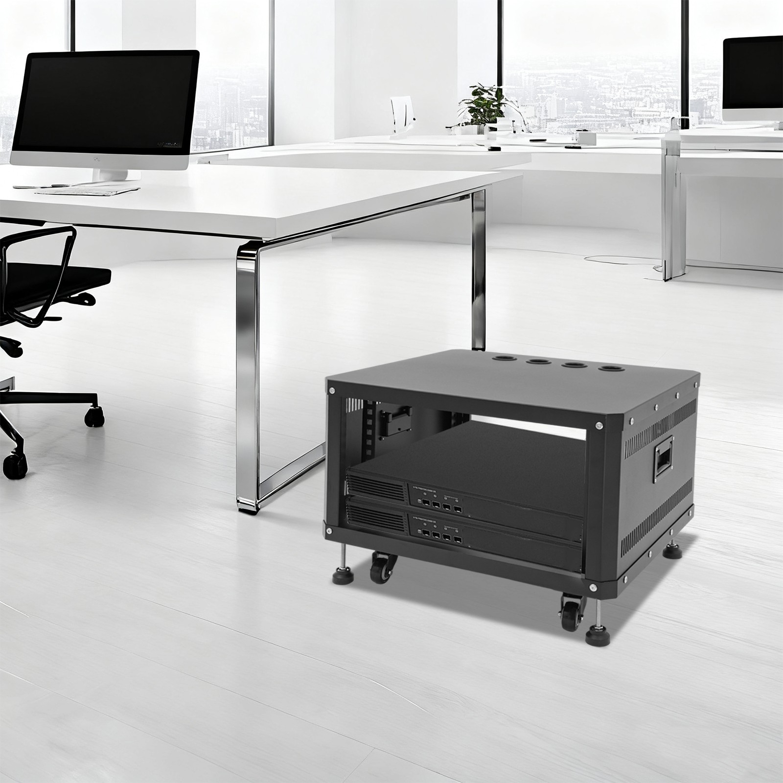 Audio Rack, Studio Rack with Wheels, Audio Rack with Wheels