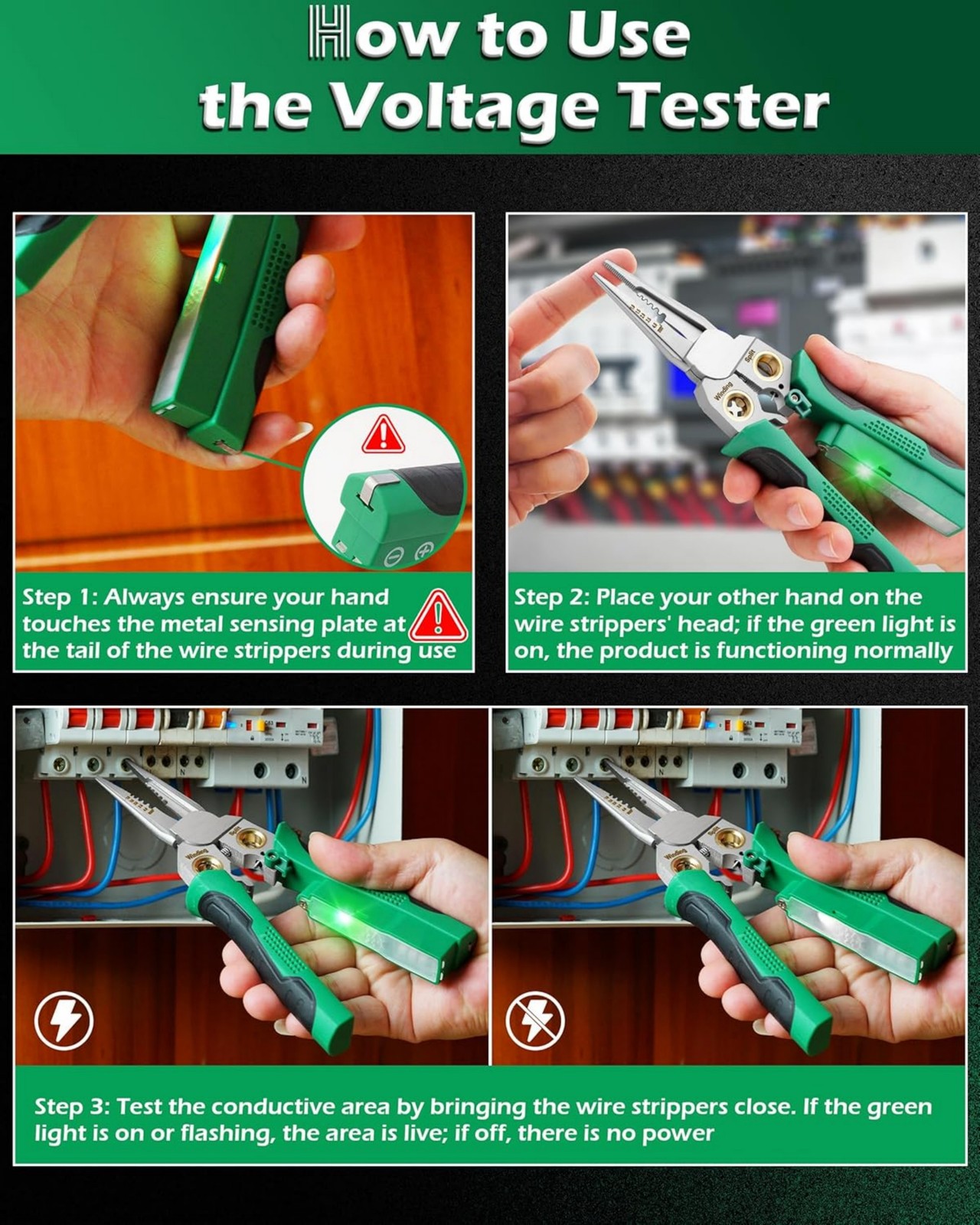 8 In 1 Wire Stripper Twister for Cutting and Pulling Wires, Cable Scissors