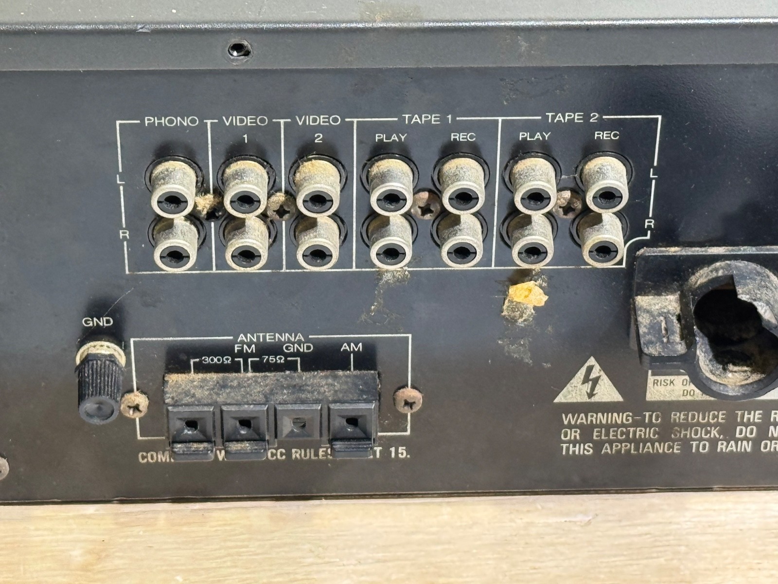 MCS Modular Component Systems AM/FM Tuner Stereo Receiver Model 3265 Sold AS-IS