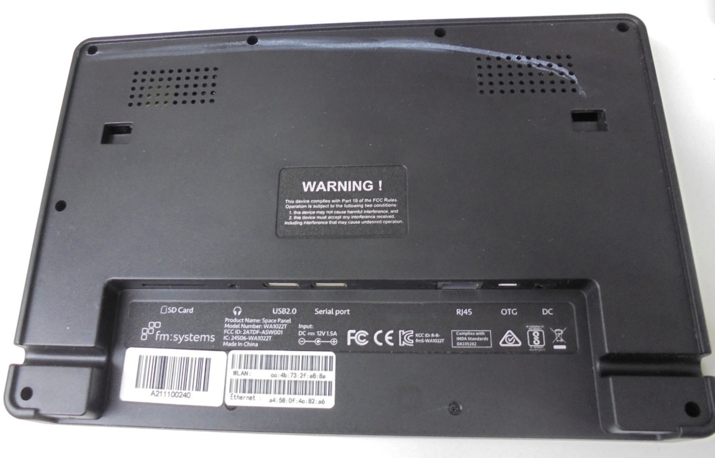 Asure Software WA1022T Space Panel FM Systems
