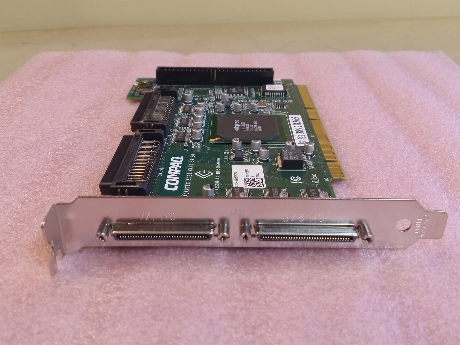 HP 64Bit W-U3 ASC-39160 PCIx SCSI Controller 129281-001 127693-002 Dual Channel