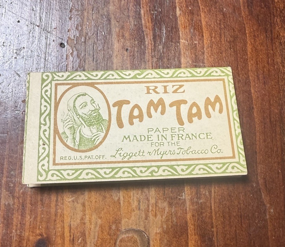 B679 Antique Riz Tam Tam Cigarette Papers Ligget Myers Tobacco Company France