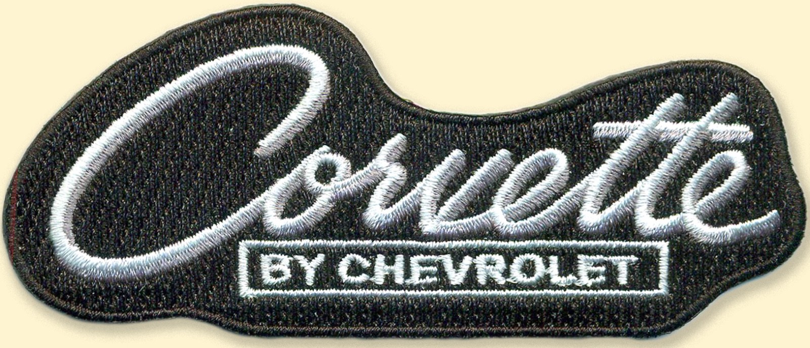 Corvette Iron on Patch Chevrolet Muscle Car Pony Car Embroidered Patch