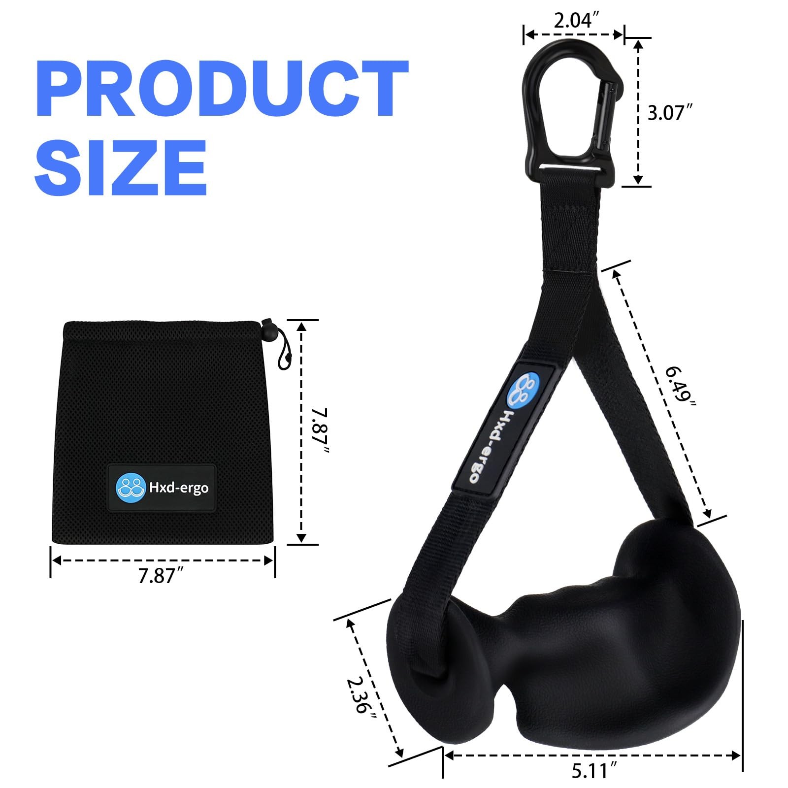 Ergonomic Exercise Handles for Cable Machine Attachments, Pilates, Strength T...