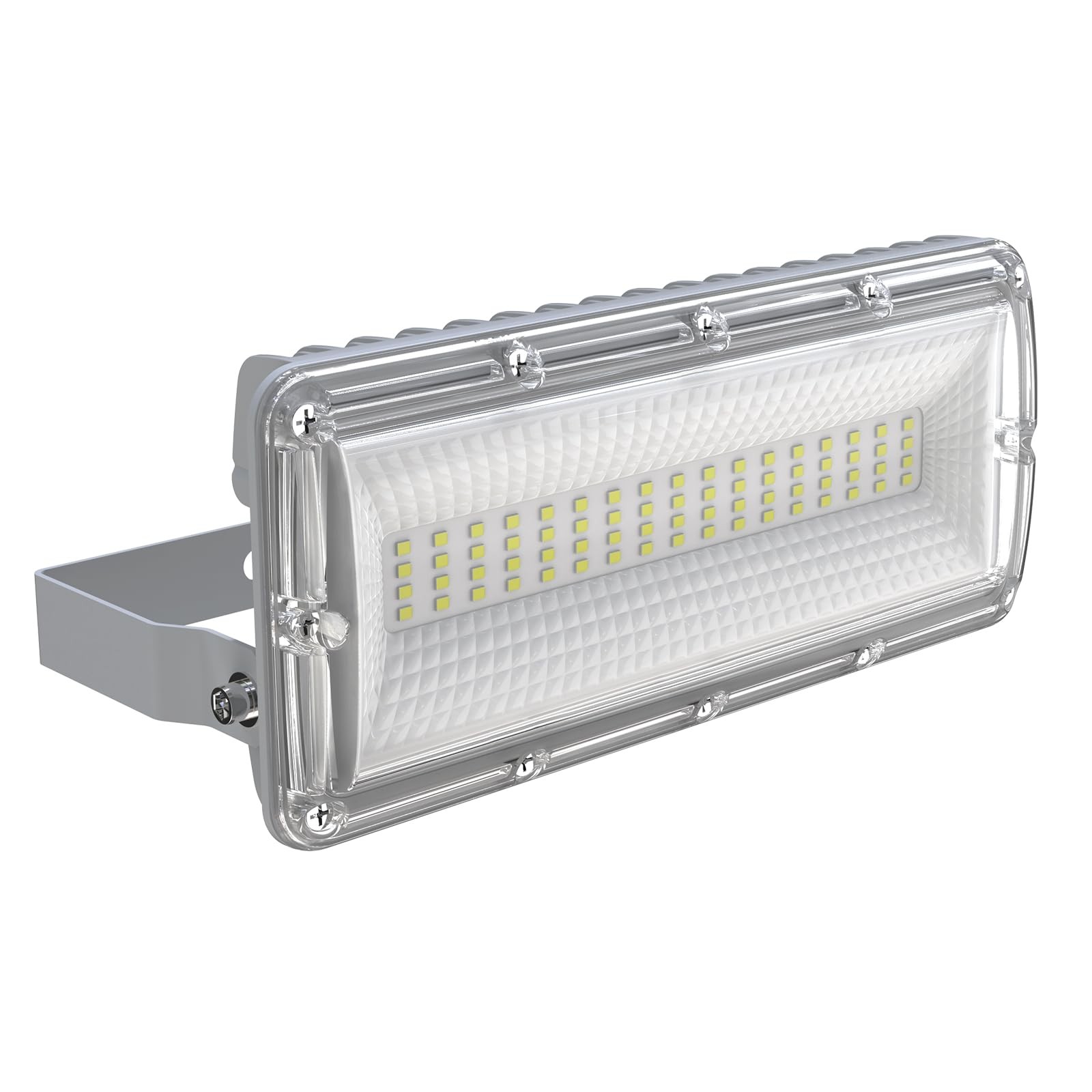 50W LED Flood Light Outdoor 7000LM, 6500K Exterior Security Light