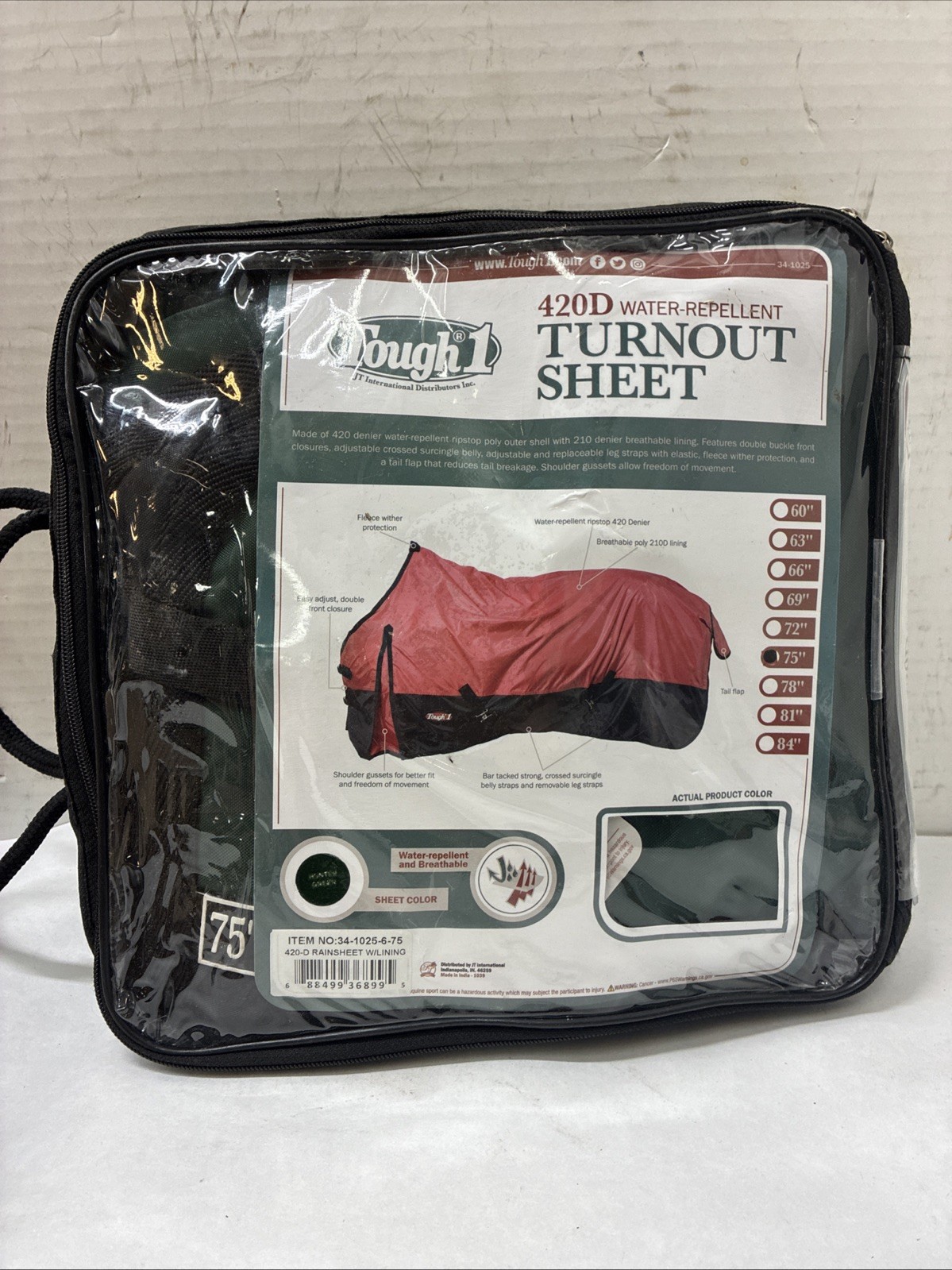 Tough 1 Sheet 420 Denier Ripstop Waterproof Poly Turnout 34-1025