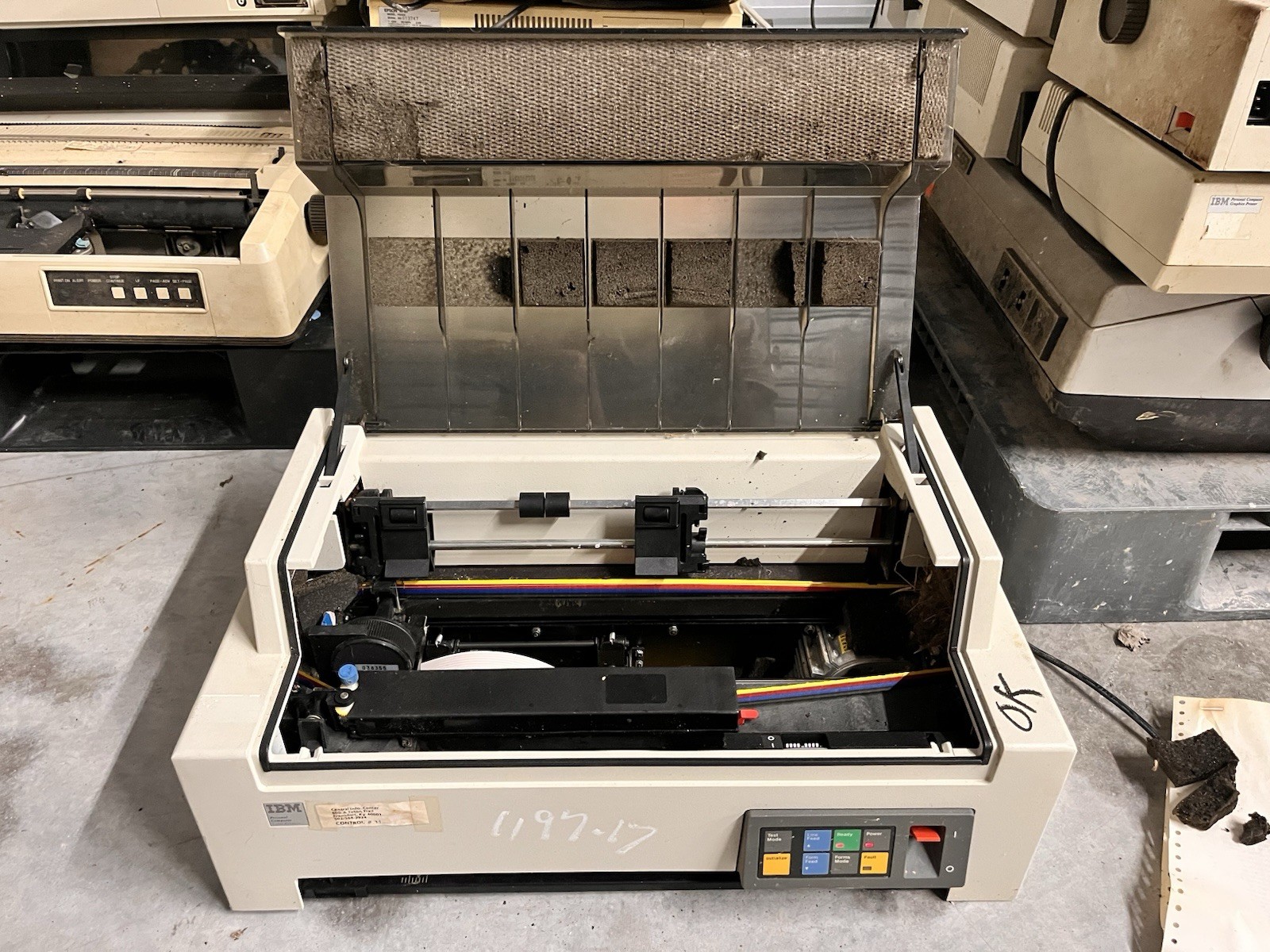 Vintage IBM 5182 Personal Computer Color Printer Dot Matrix “Ready” Untested
