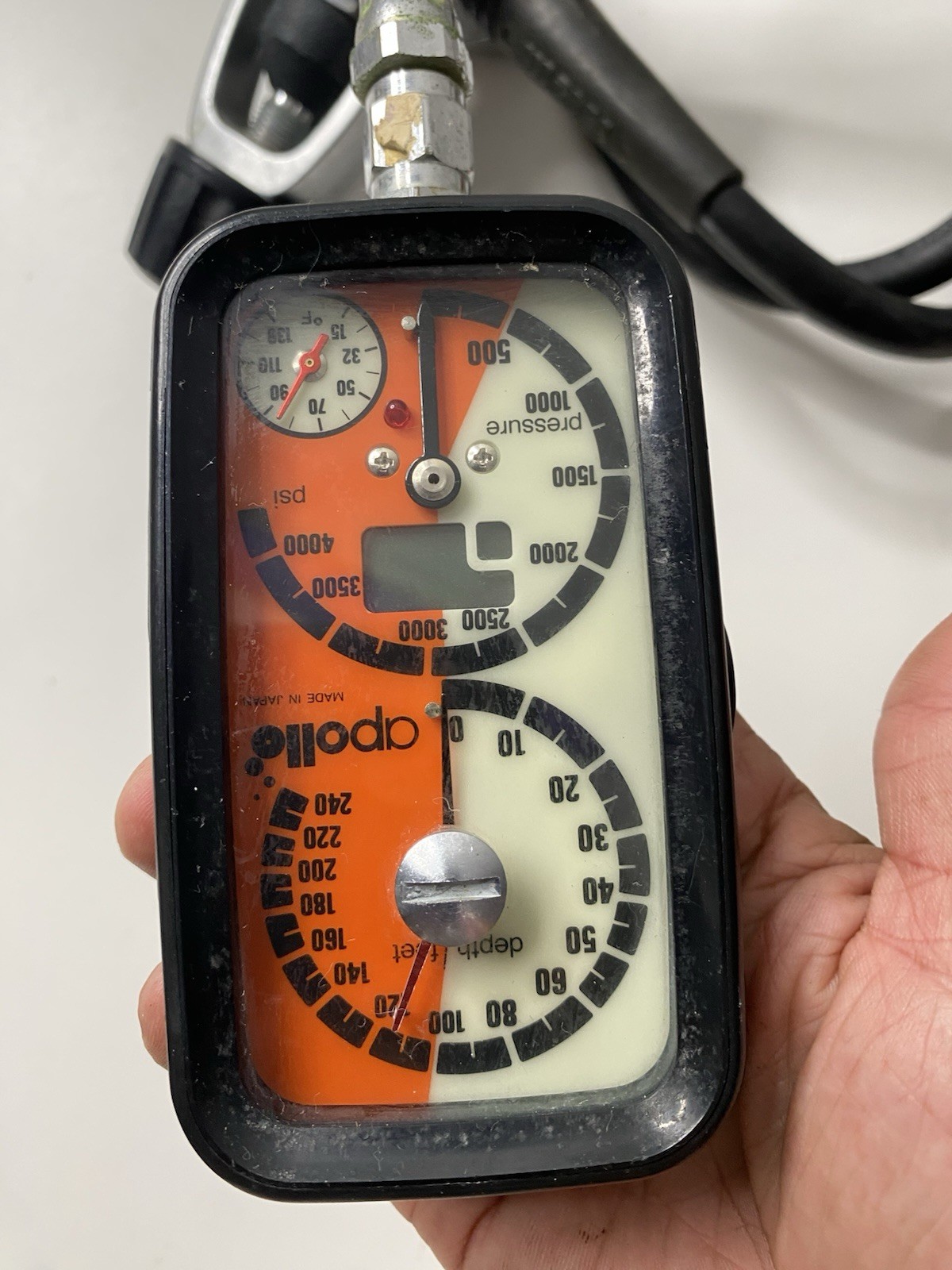 UNTESTED AS IS MARES OCEANIC APOLLO SCUBA DIVING REGULATOR GAUGE OCTOPUS