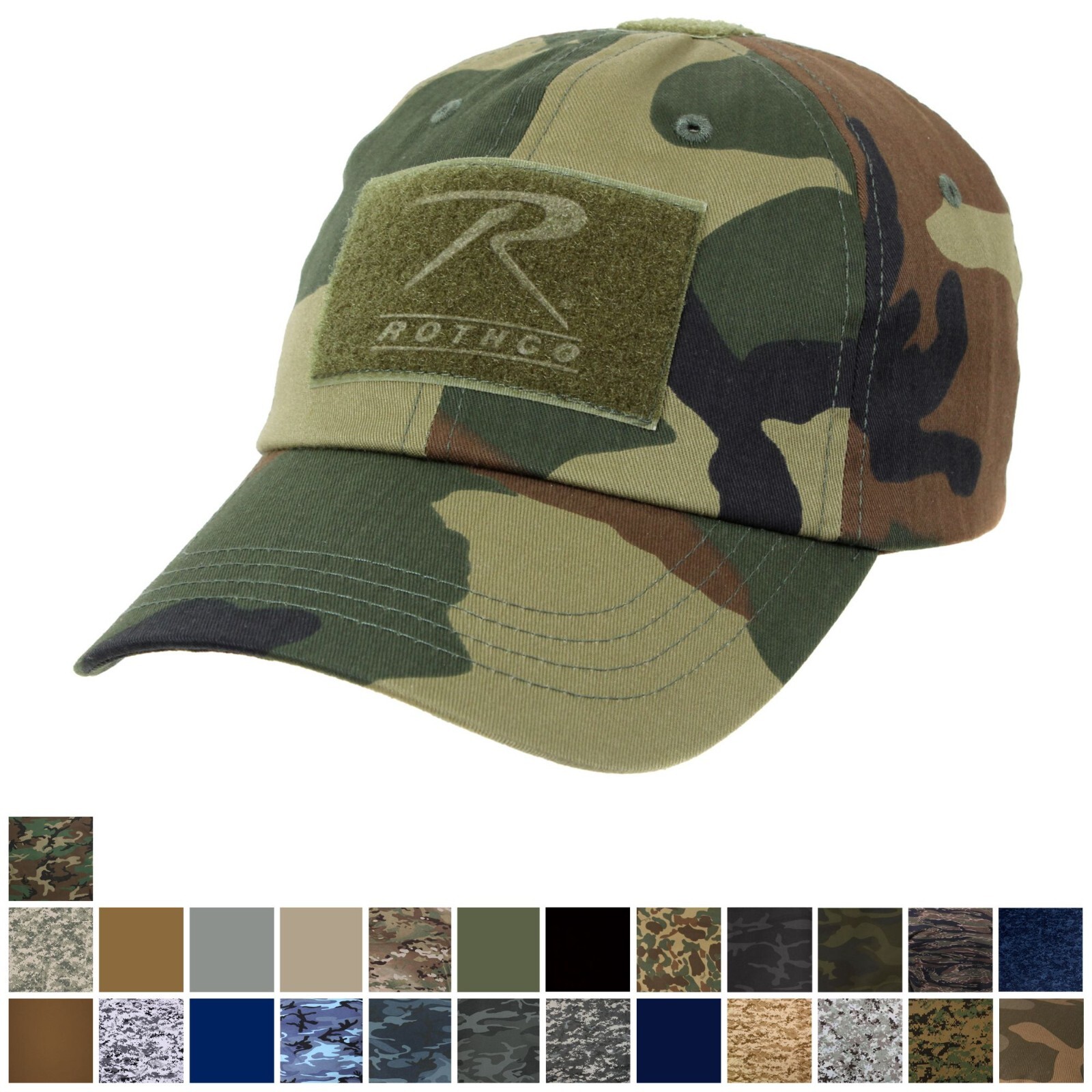 Rothco Tactical Operator Cap Adjustable Military Contractor Hat Army Camo