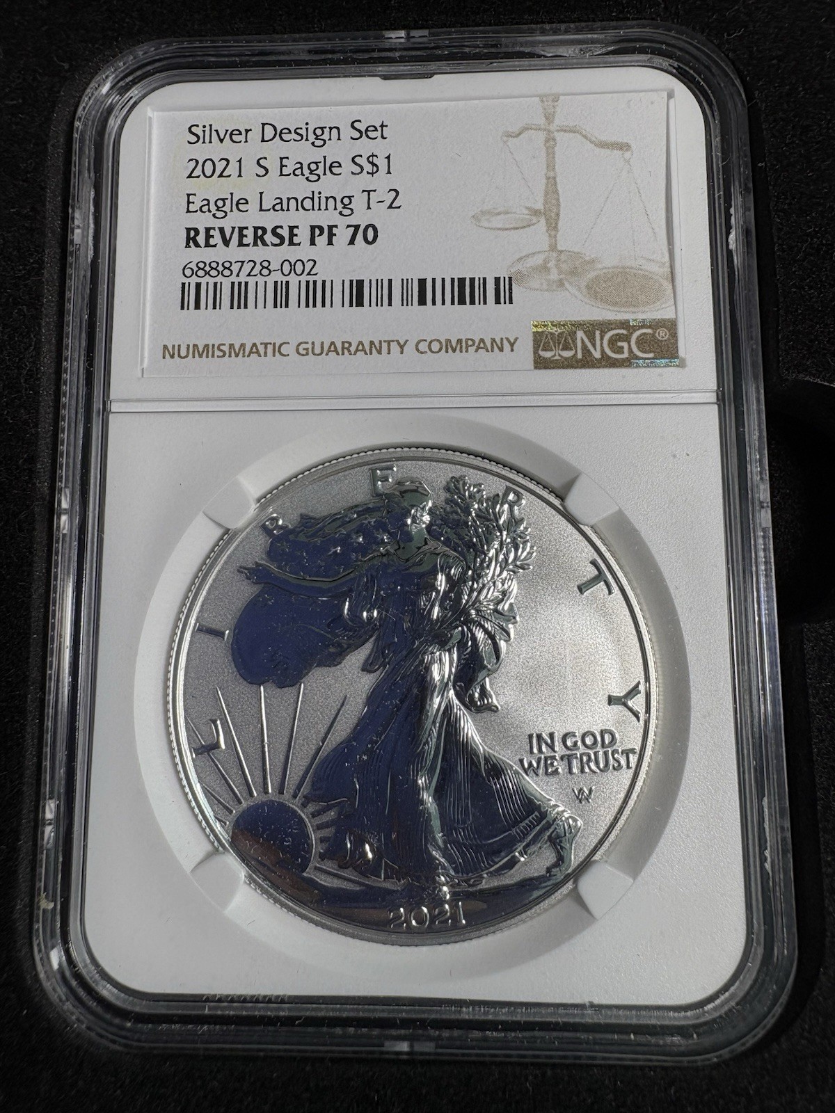 American Eagle 2021 One Ounce Silver Reverse Proof Two-Coin Designer Set Edition