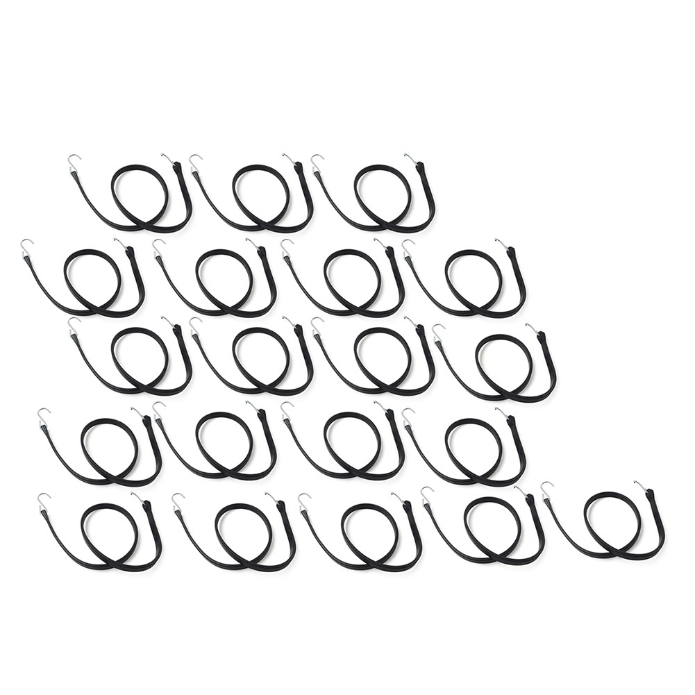 41" Heavy Duty Rubber Tarp Straps Tie Down Bungee Cords With Hooks 41"