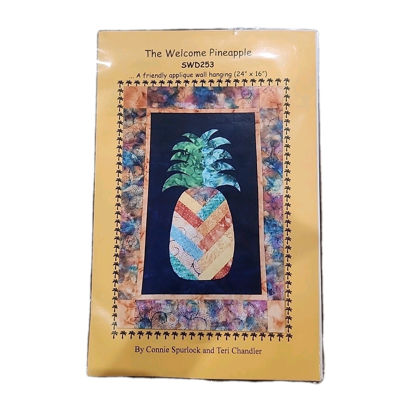 THE WELCOME PINEAPPLE SWD 253 Sew Wonderful Dreams Pattern Applique Wall Hanging