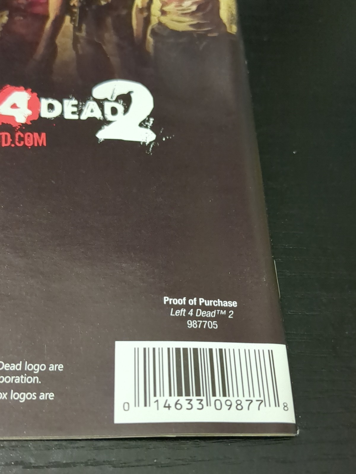 Left 4 Dead 2 360 Original Booklet Manual ONLY Guide Instruction Authentic OEM