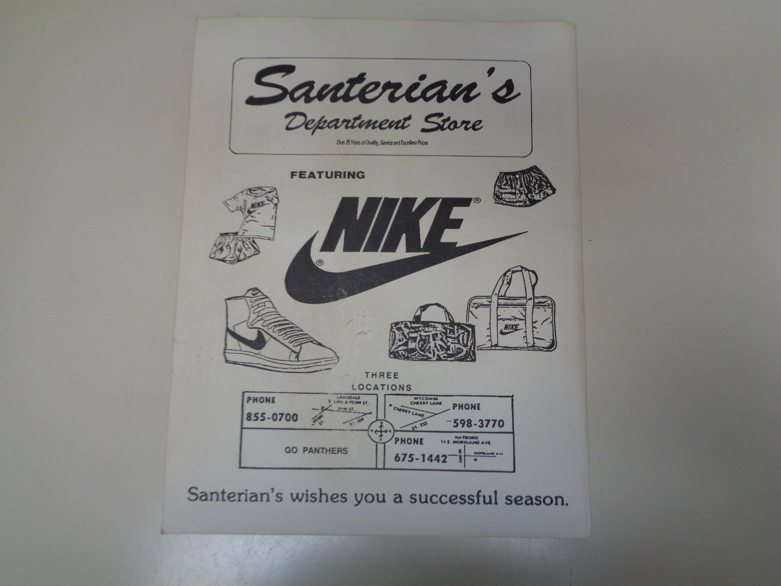Central Bucks West vs William Tennet High School Football Program 1990