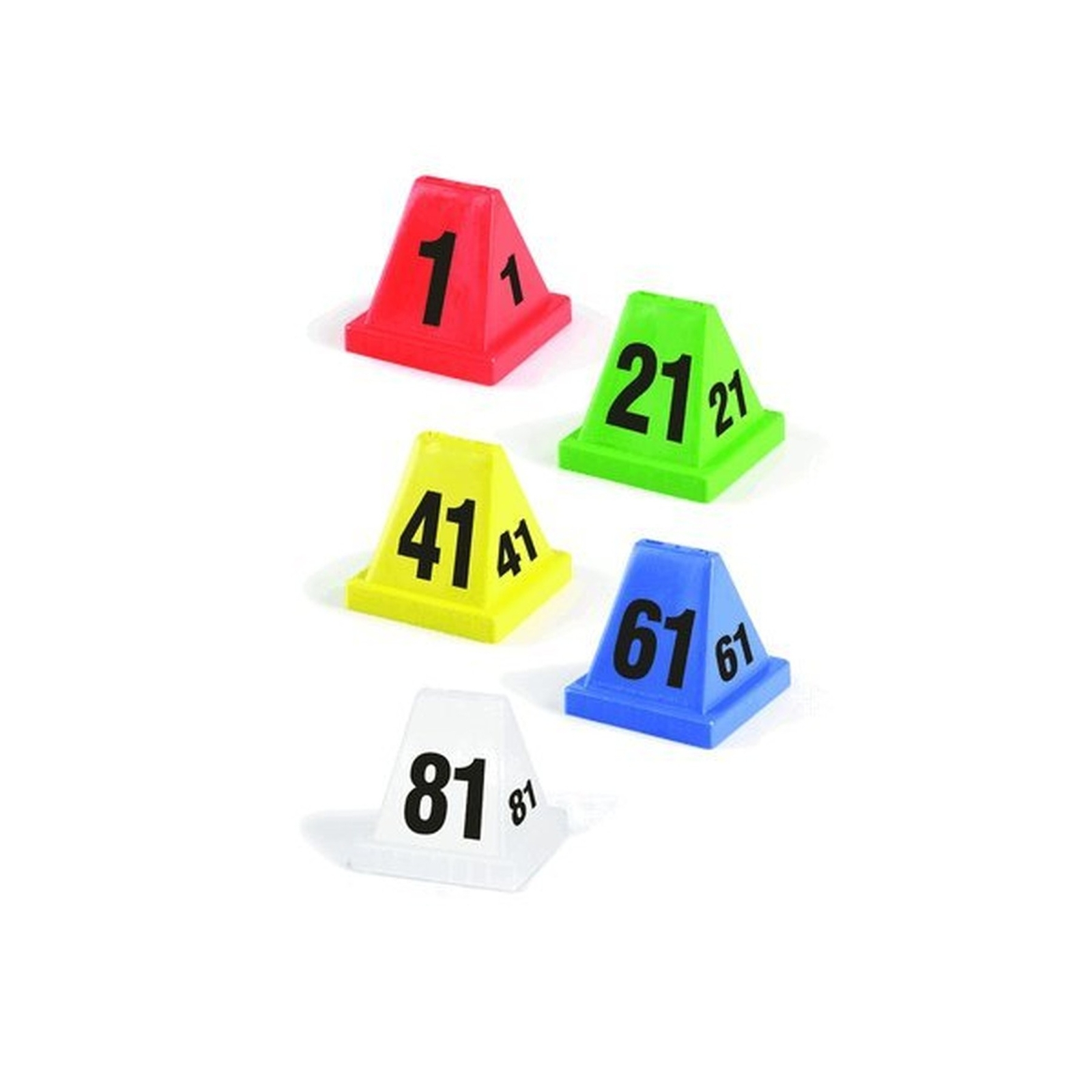 Armor Forensics Crime Scene Evidence Marker Versa Cones, Numbers 21-40, Yellow