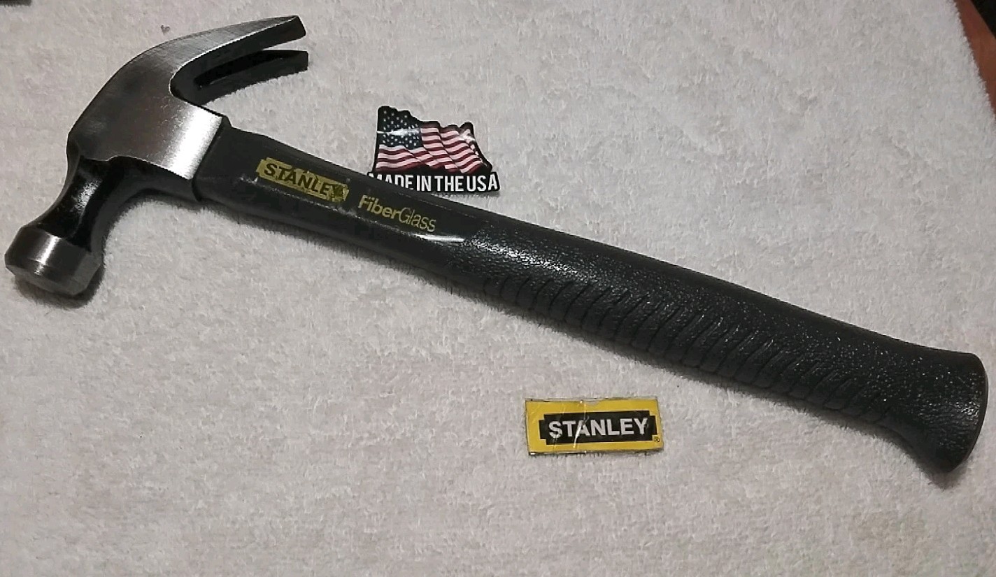 STANLEY FIBERGLASS SMOOTH FACE "VINTAGE " HAMMER USA🇺🇸