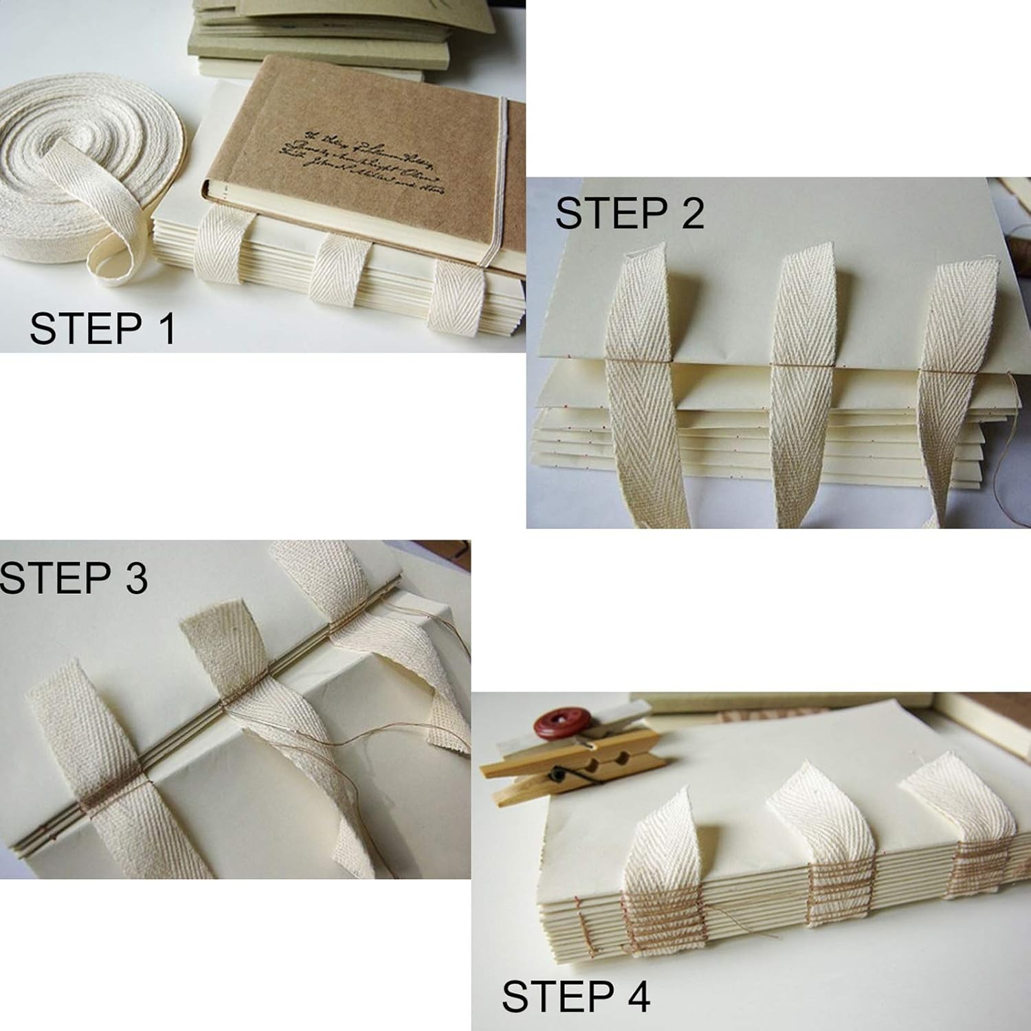 Bookbinding Kits, Bookbinding Supplies Hand Book Binding Starter Tools Set wi...