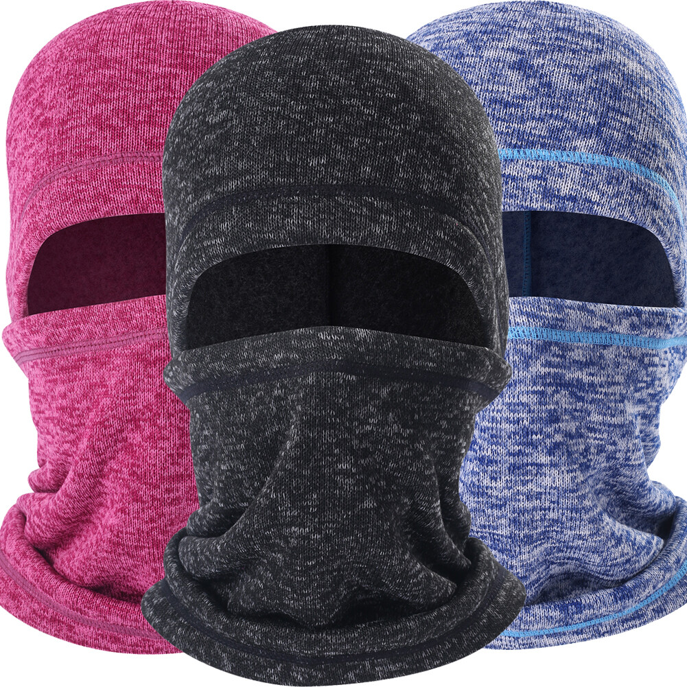 Fleece Balaclava Cold Weather Face Mask Ski Neck Warmer Cover for Men Women USA