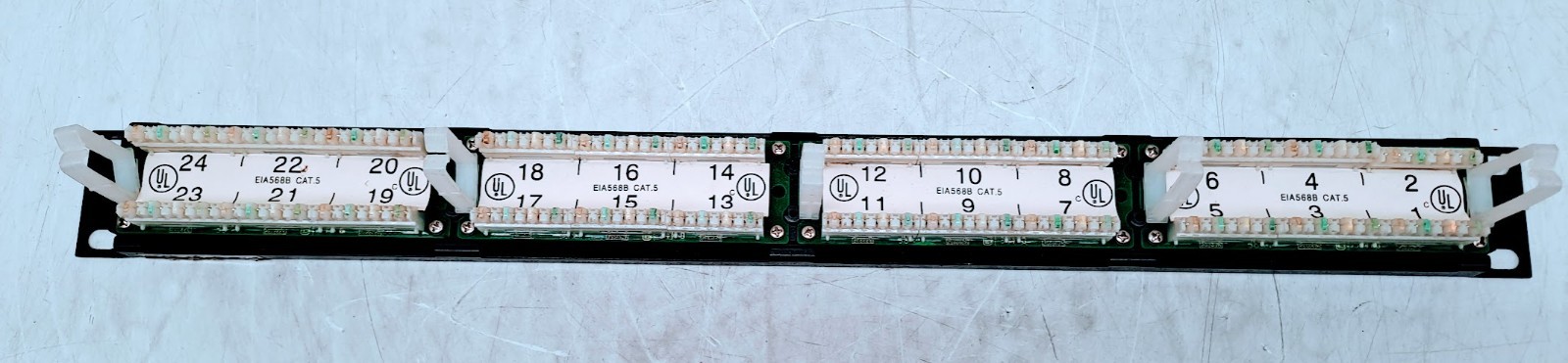 ATP Inc. EIA568B 24-Port Patch Panel, Cat. 5