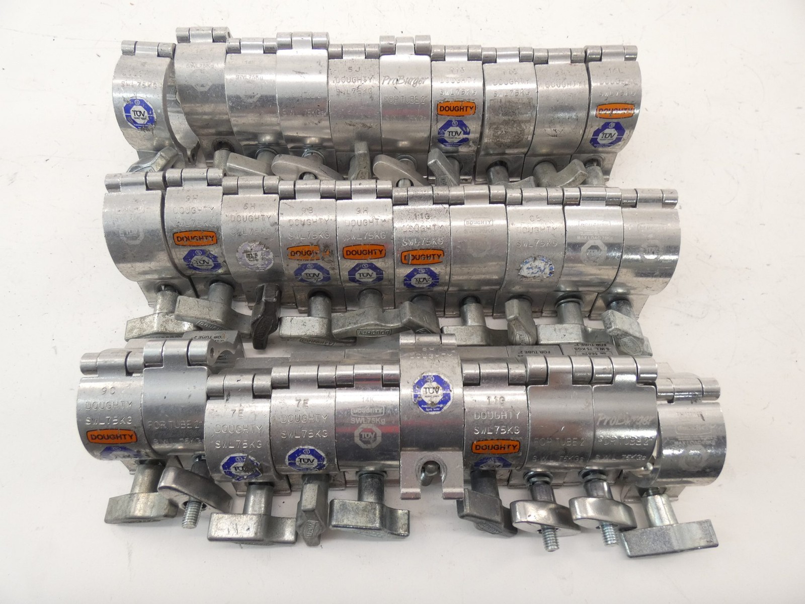 *Lot of 30* Doughty Proburger TUV SWL75KG Half Coupler KCP-901 T58122