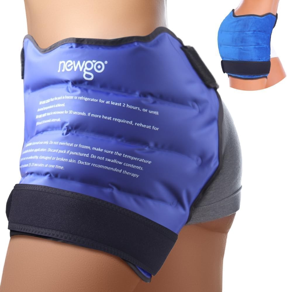 Hip Ice Pack Wrap After Hip Replacement Surgery Gel Cold Therapy Blue