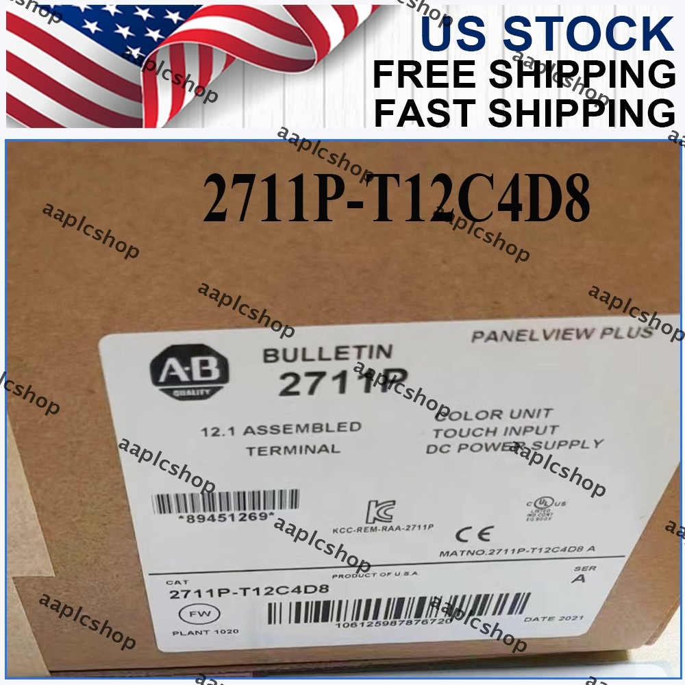 Factory Sealed NEW PLC 2711P-T12C4D8 PanelView Plus 12.1" Surplus