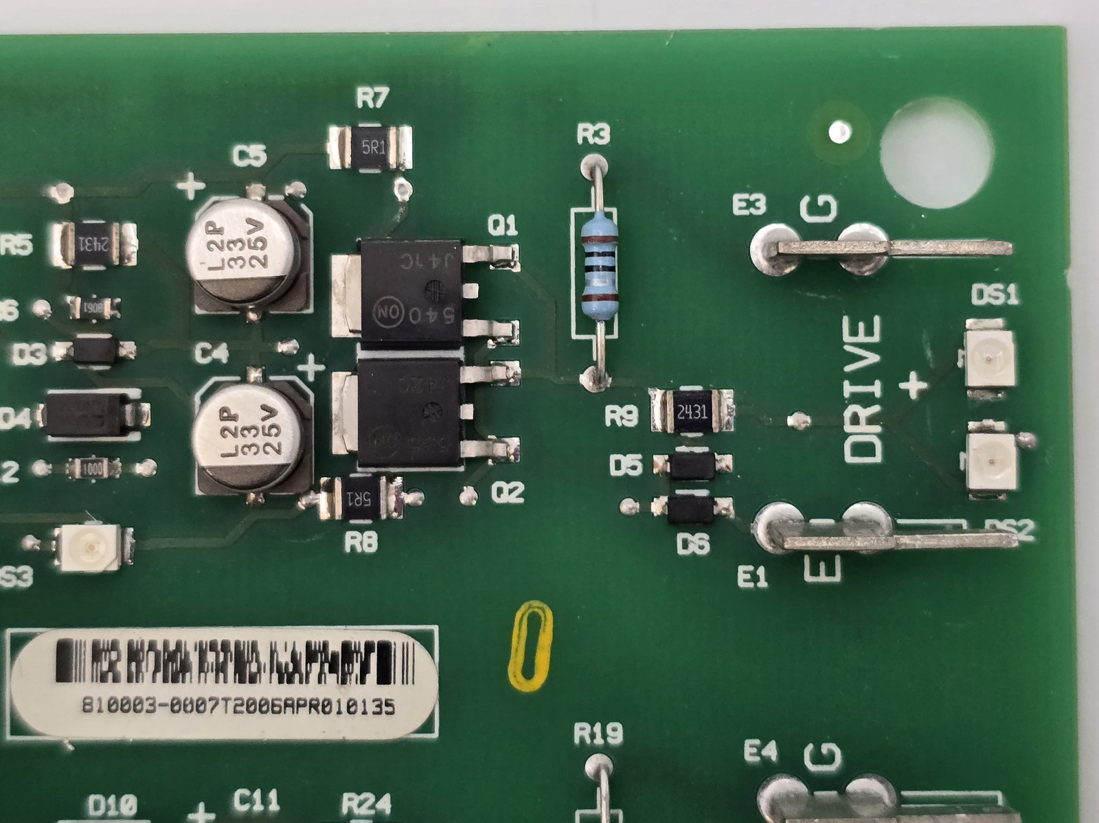 Liebert 02-810003-00 Control Circuit Board REV 7 PCB Assembly UPS System