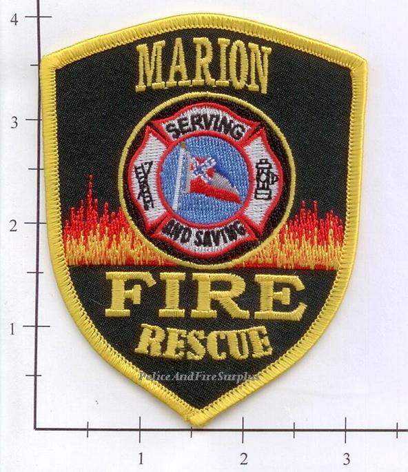 Mississippi - Marion Rescue MS Fire Dept Patch