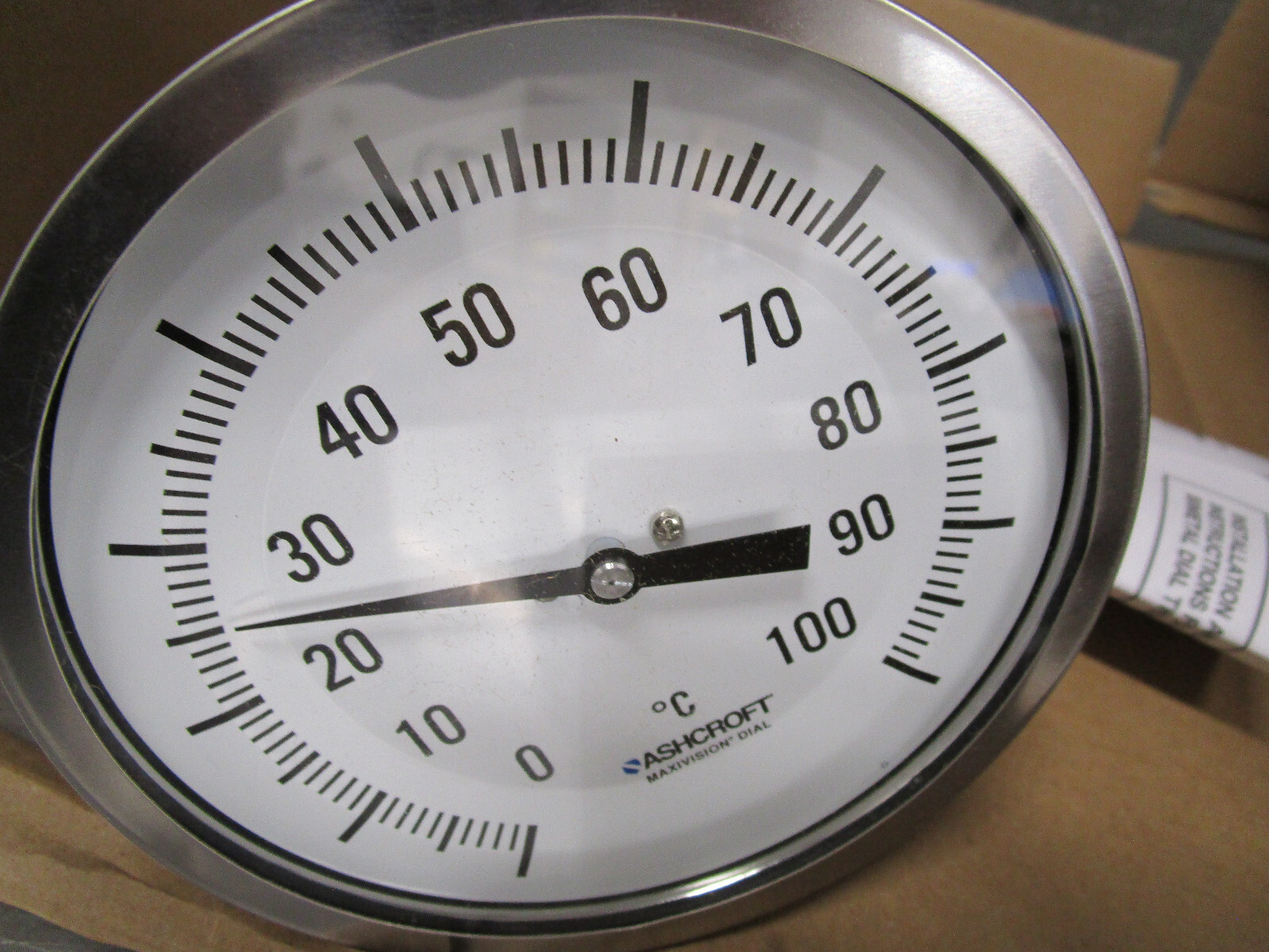 New Ashcroft 50-EI-70-E-040 100C Bimetal Thermometer
