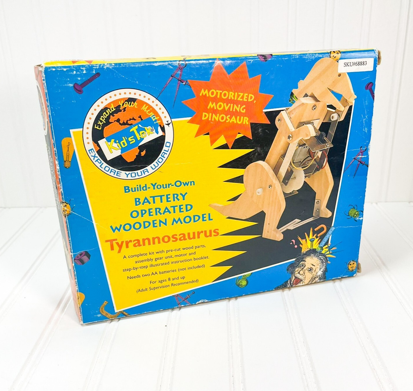 1999 Build Your Own Battery Operated Wooden Model - Tyrannosaurus