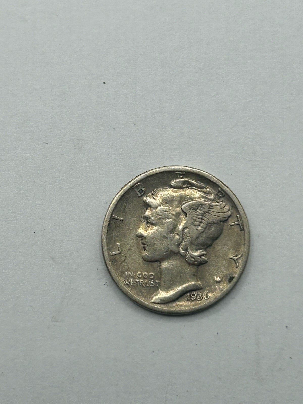 1936 Mercury Dime VF