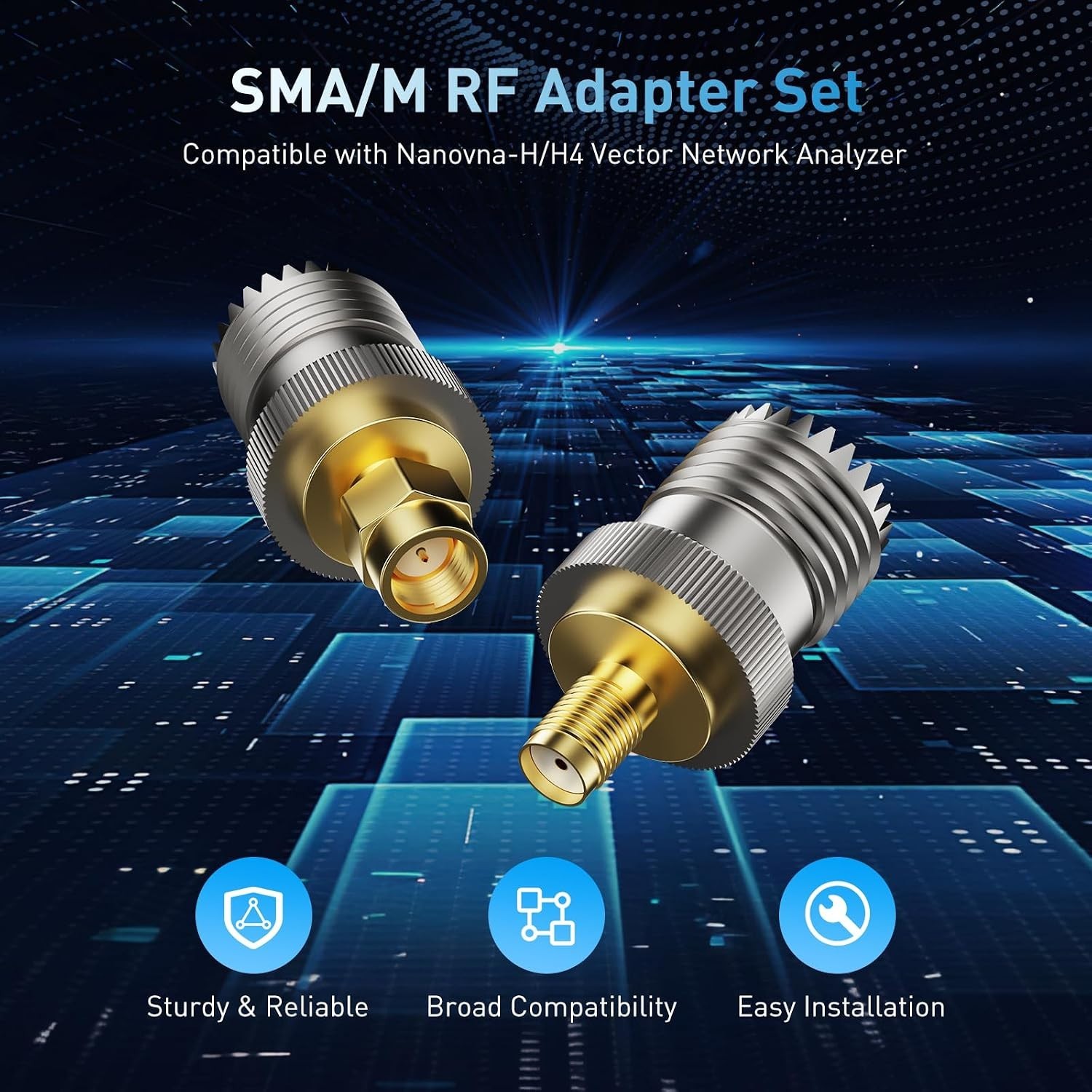 Upgraded HF VHF UHF Antenna Analyzer with Battery Management
