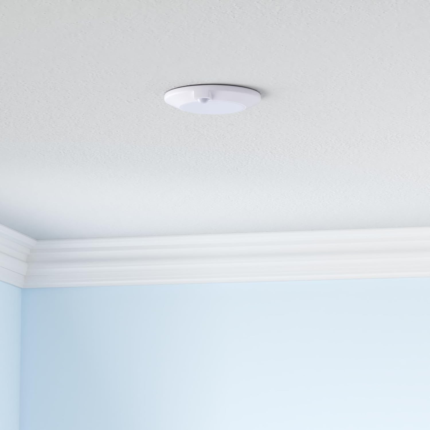 CLOUDY BAY Motion Sensor Ceiling Light 6.5" LED 10W 5000K White