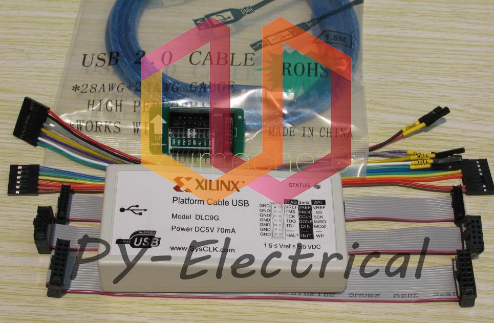 Xilinx Platform USB Download Cable Jtag Programmer FPGA CPLD C-Mod XC2C64A