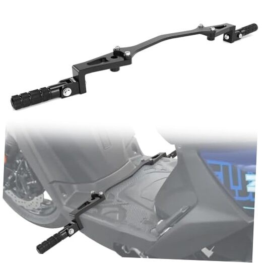 Highway Peg Mounts Rider Footpeg Kit Compatible with YW125 Zuma 125 2016-2021